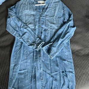 Cloth & Stone, Anthropologie denim shirt dress.  Excellent condition. Size 12